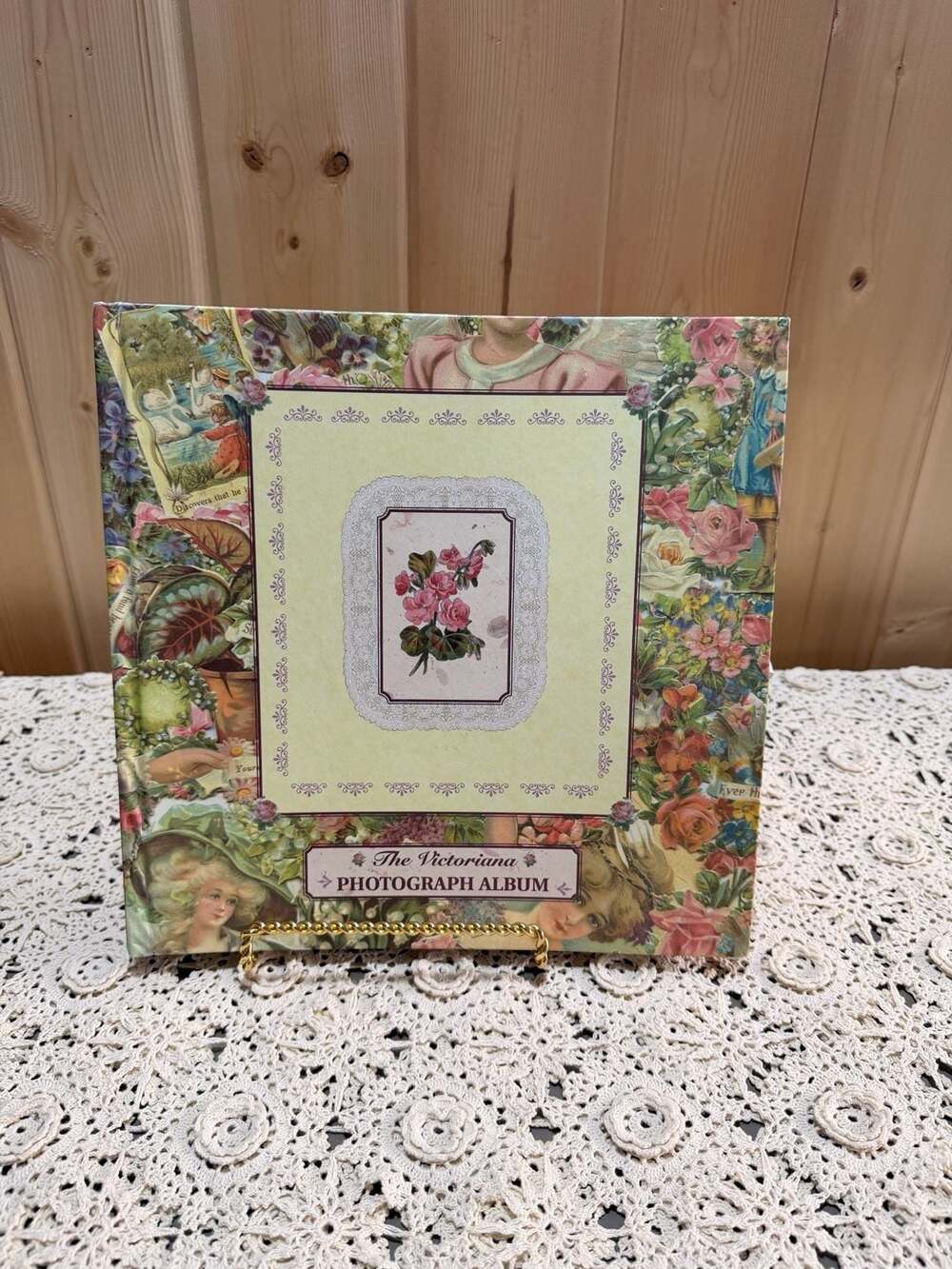 The Victoriana Photograph Book Vintage Floral Cottagecore Photo Album